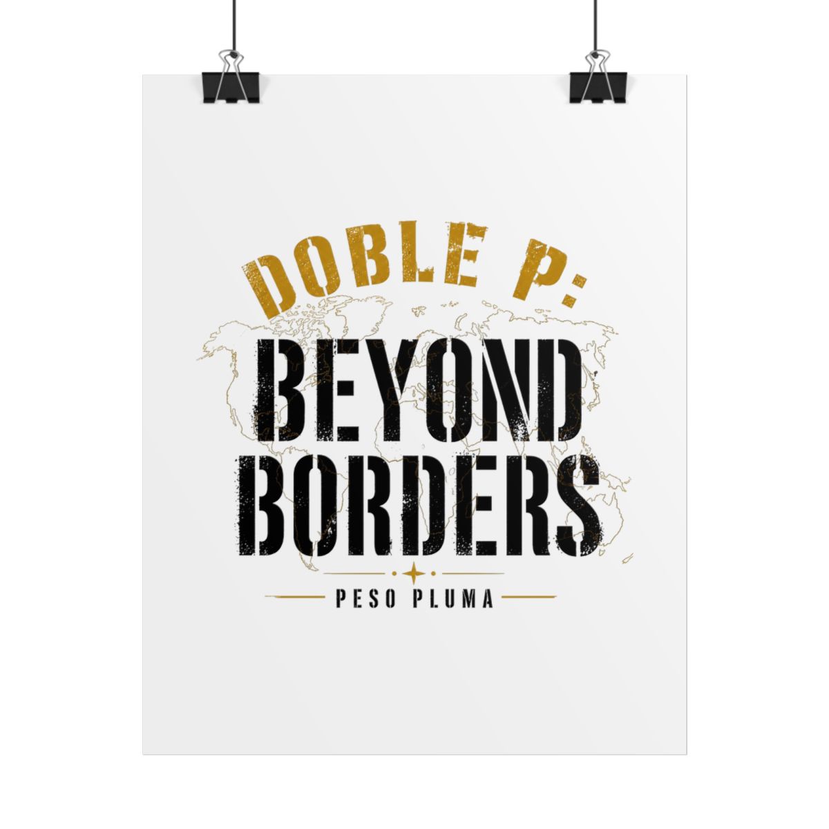 Peso Pluma "Doble P: Beyond Borders" Poster