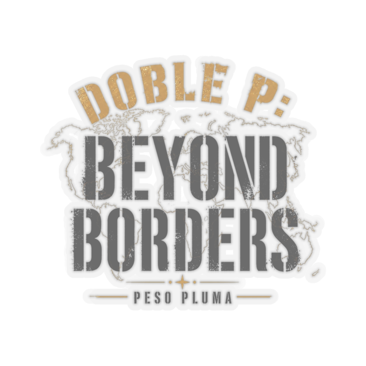 Peso Pluma "Doble P: Beyond Borders" Sticker