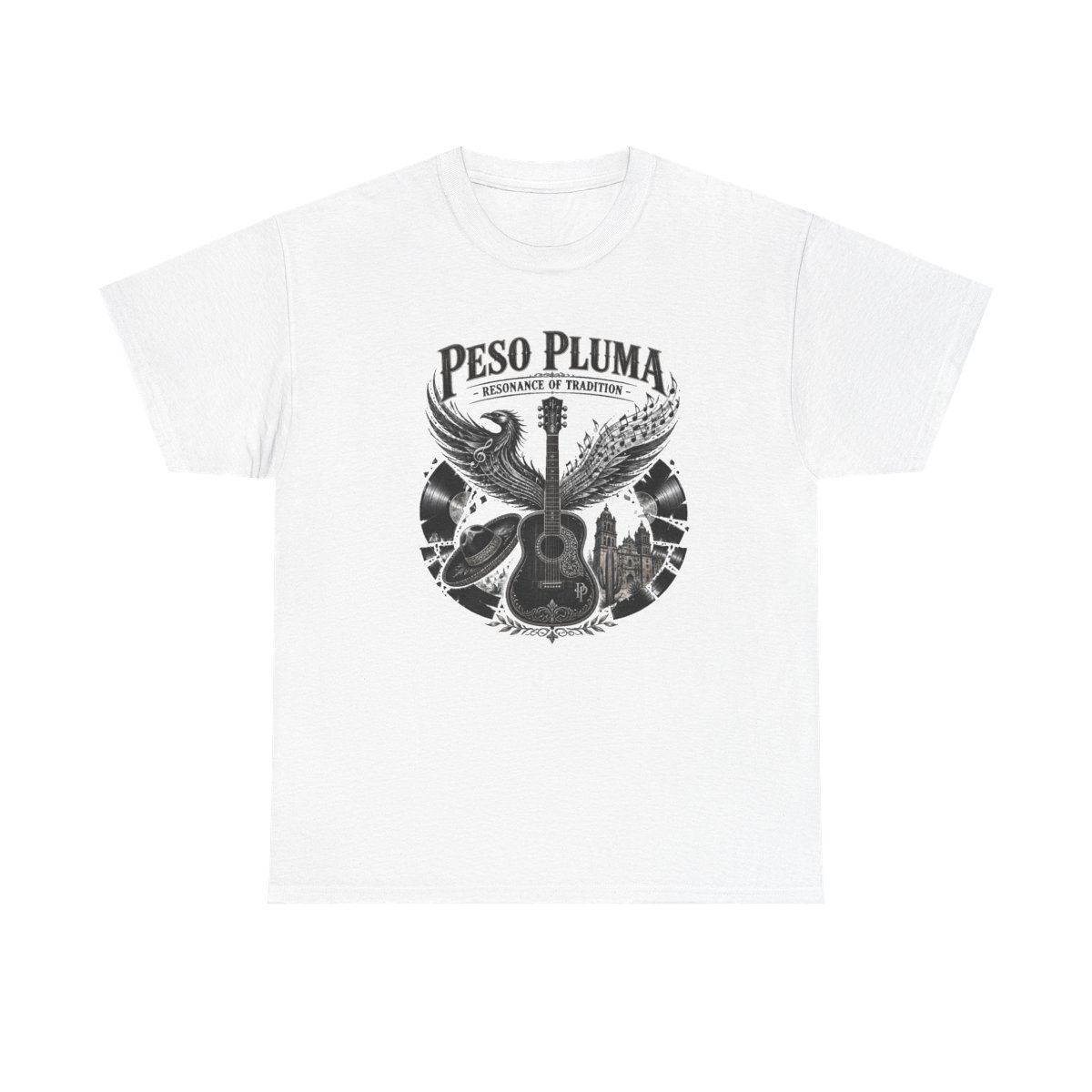 Peso Pluma "Peso Pluma - Resonance of Tradition" Unisex Tee - alternate angle 3, merchandise