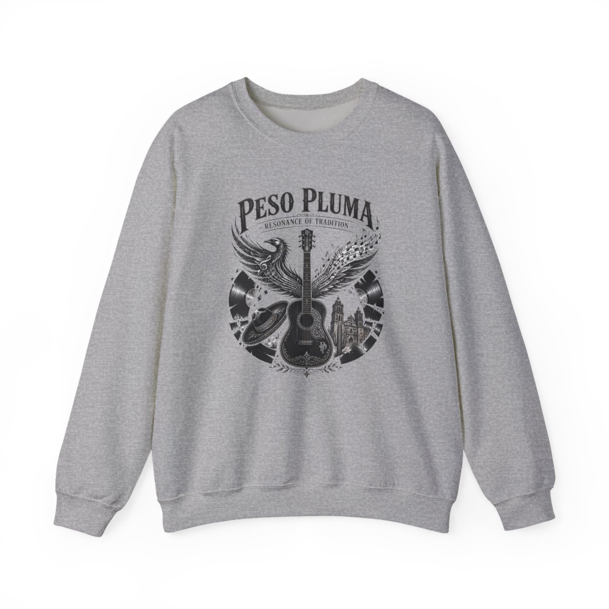 Peso Pluma "Peso Pluma - Resonance of Tradition" Crewneck - alternate angle 2, merchandise