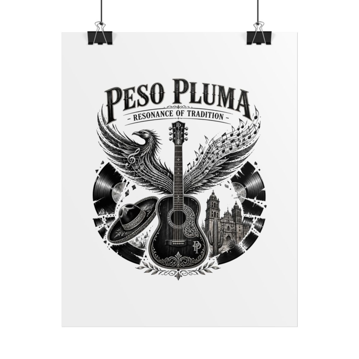 Peso Pluma "Peso Pluma - Resonance of Tradition" Poster