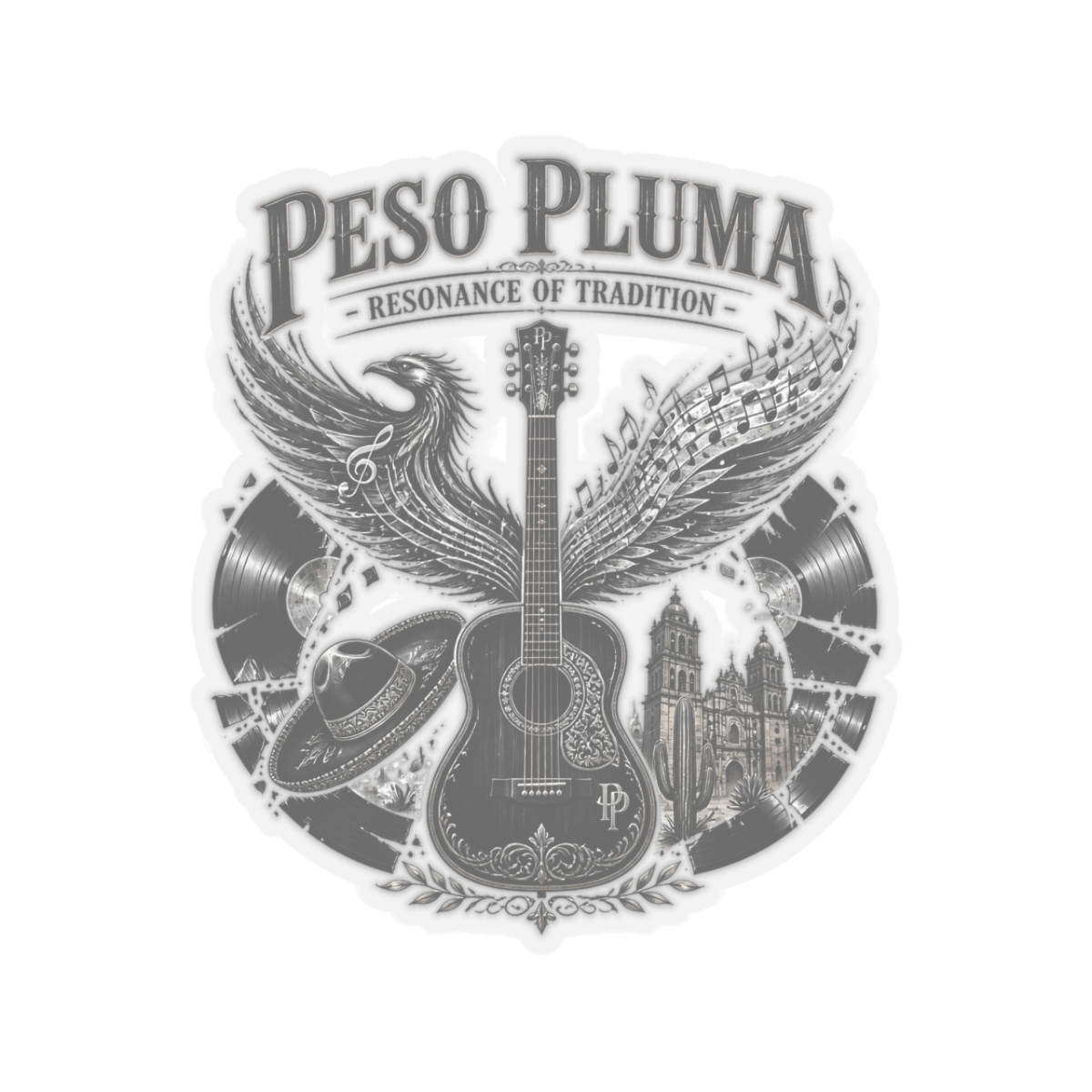 Peso Pluma "Peso Pluma - Resonance of Tradition" Sticker