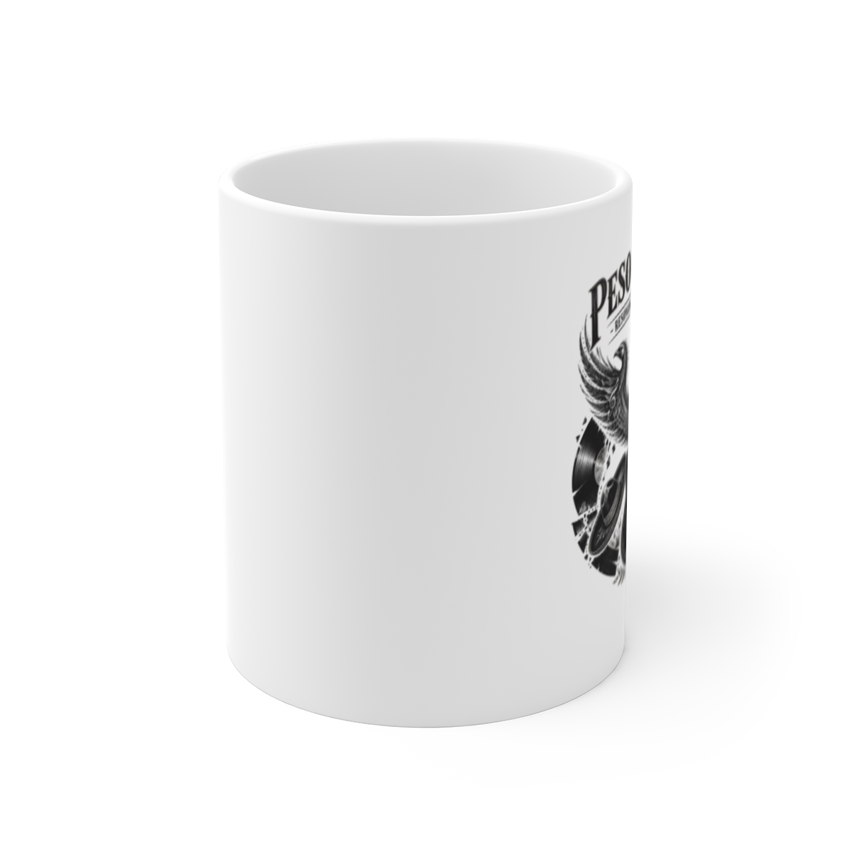 Peso Pluma "Peso Pluma - Resonance of Tradition" White Mug - alternate angle 1, merchandise